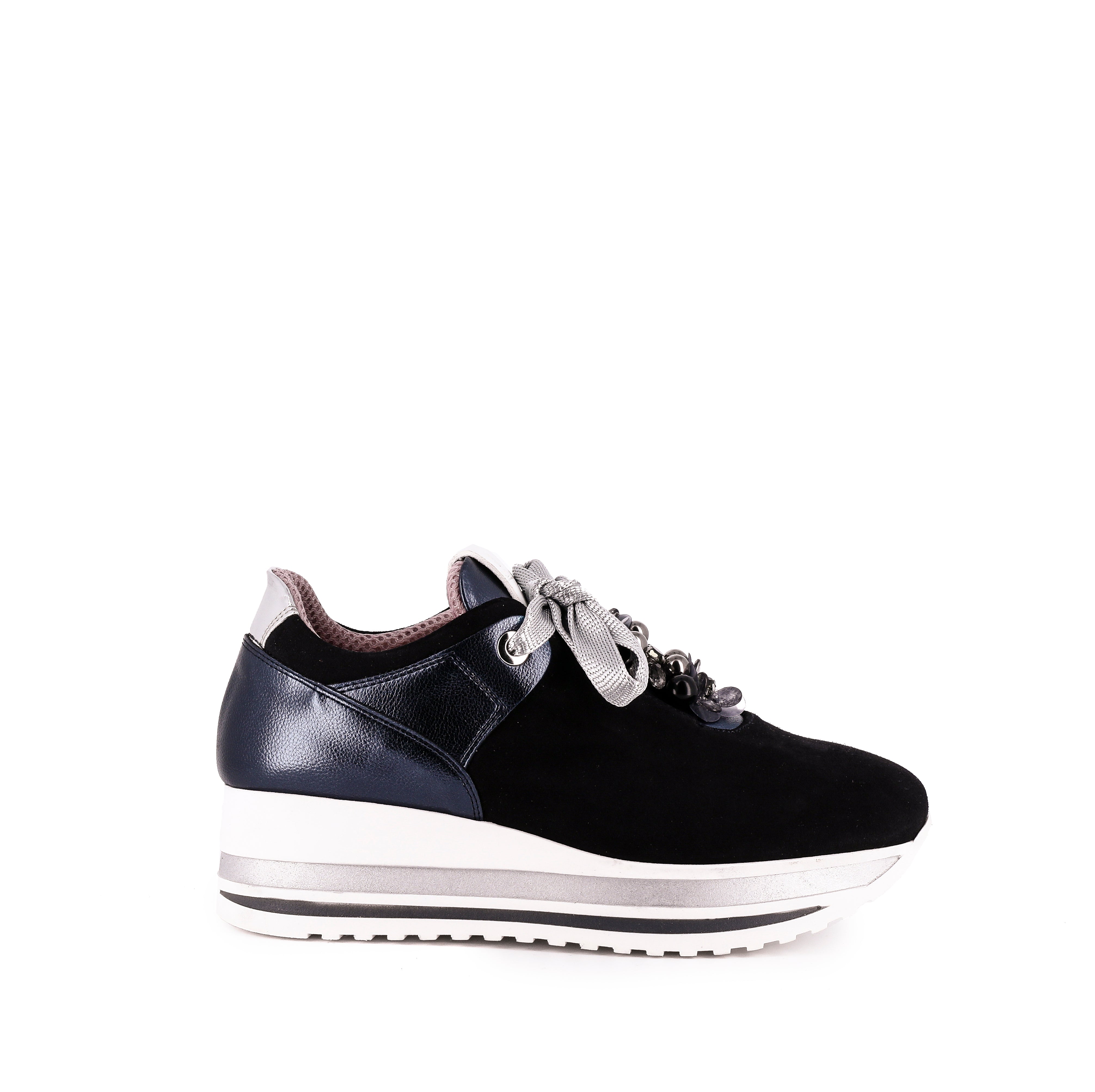 SNEAKERS con fiocco e applicazioni