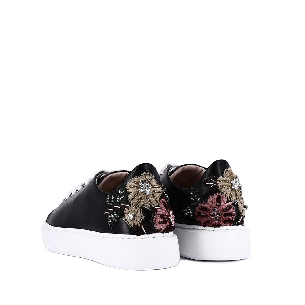SNEAKERS con decorazione sul tallone