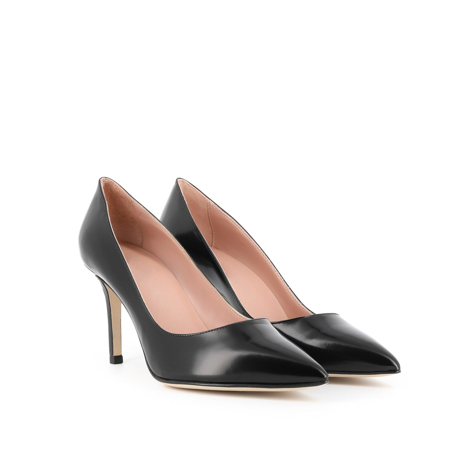 Décolleté da donna in vera pelle con tacco sottile