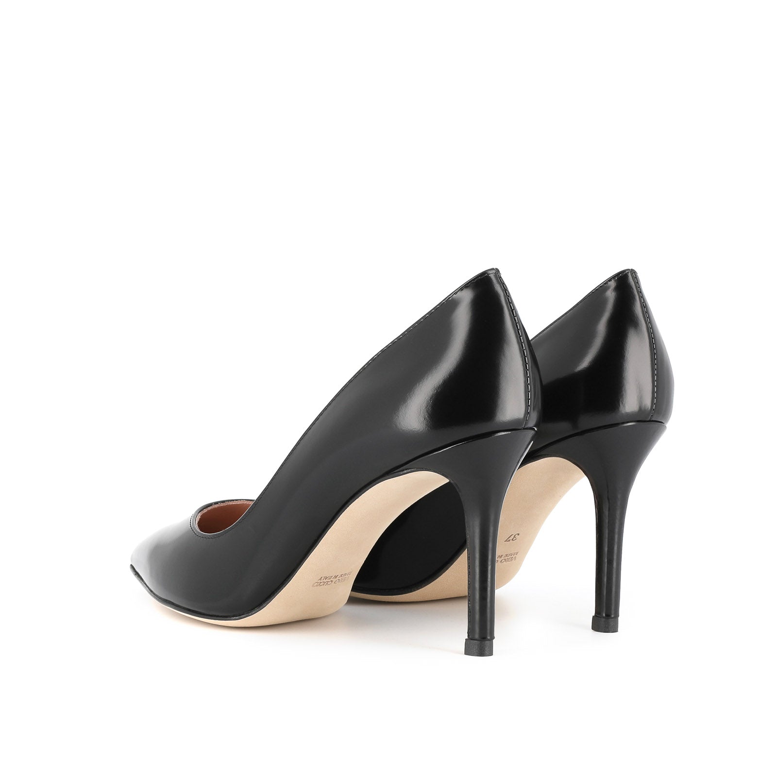 Décolleté da donna in vera pelle con tacco sottile