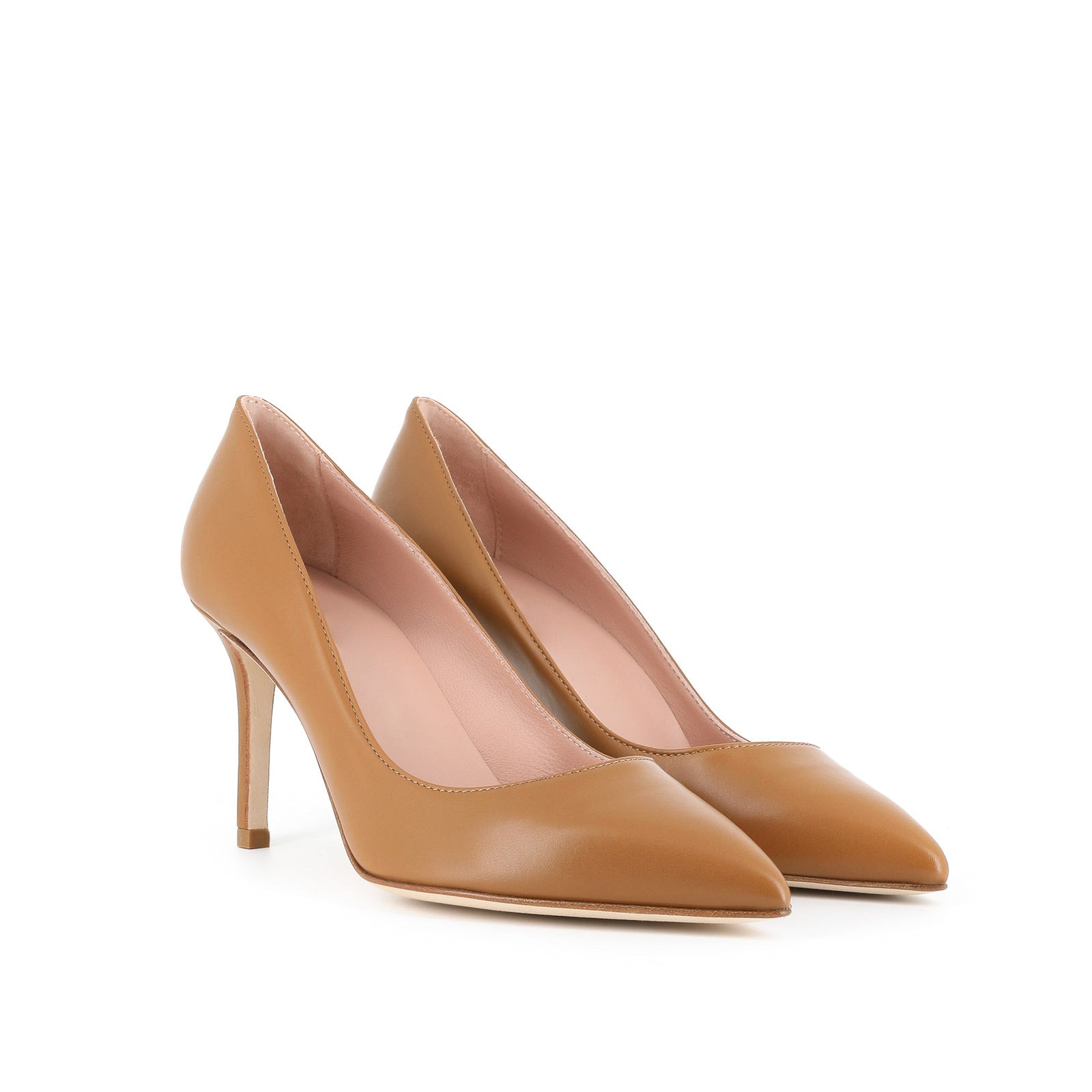 Décolleté da donna in vera pelle con tacco sottile