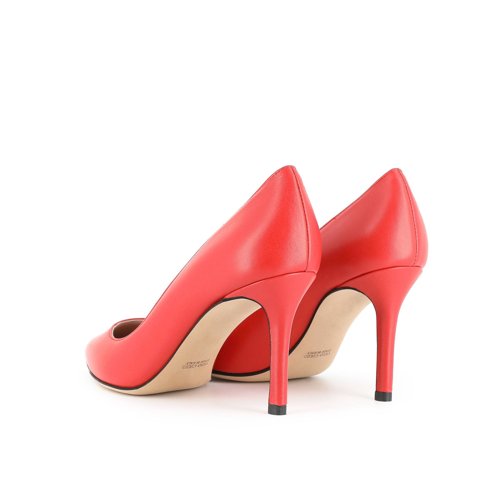 Décolleté da donna in vera pelle con tacco sottile
